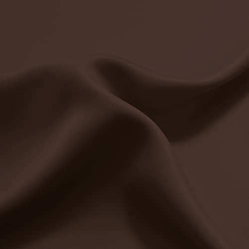 Ombre Curtains Brown and Greyish White for Living Room (52"W x 72"L (Pack of 2) / Brown)