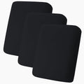 Milk Silk Couch Cushion Covers (Black / Seat Cover 3 Pack)
