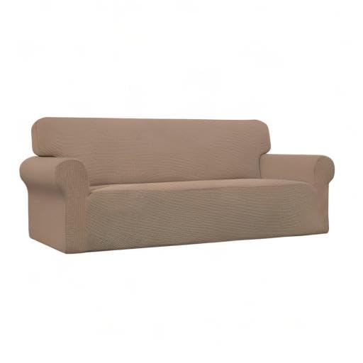Stretch Couch Covers for Sofa Washable Large Camel (Large Sofa / Camel)