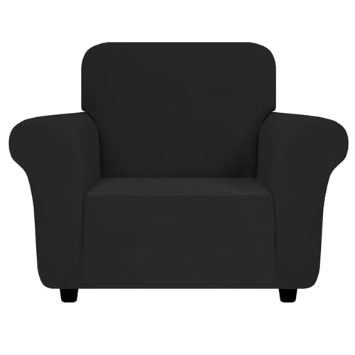 Chair Cover with Arms (- Black / Small (30"-47"))