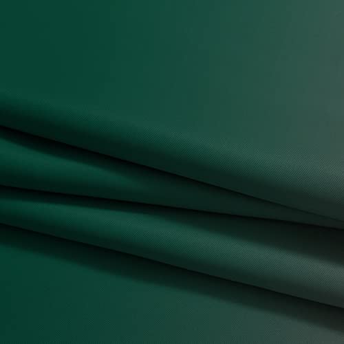 Ombre Curtains Dark Green and Greyish White for Living Room (52"W x 84"L (Pack of 2) / Dark Green)