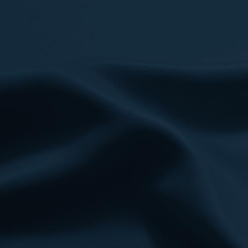 Ombre Curtains Navy Blue and Greyish White for Living Room (42"W x 63"L (Pack of 2) / Navy Blue)