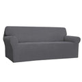 Stretch 4 Seater Oversized Sofa Couch Cover Gray (XX-Large Sofa / Grey)