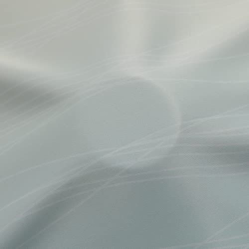 Aqua and Beige Ombre Blackout Bedroom Curtains 108 Inches (Beige and Aqua / 52"W x 108"L (Pack of 2))