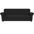 Oversized Super Stretch Couch Cover (- Black / X-Large (92"-115"))