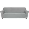 Oversized Super Stretch Couch Cover (- Light Grey / X-Large (92"-115"))