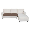 Sectional Couch Covers for Dogs L Shape Sofa Cover Reversible Sofa Slipcover Chaise Lounge Cover Furniture Protector Cover for Pets Dog Cat (30" x 50" / Brown/Beige)