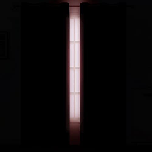 Red Thermal Blackout Curtains (Red / 42"W x 95"L (Pack of 2))