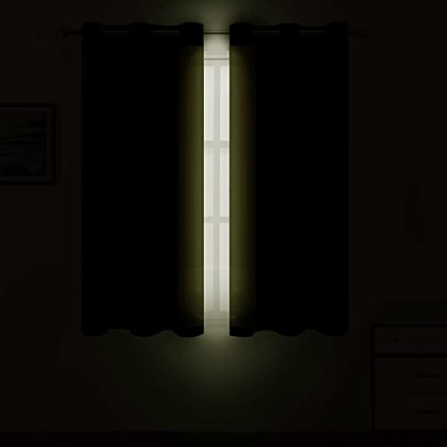 Olive Green Thermal Blackout Curtains (Olive Green / 52"W x 54"L (Pack of 2))