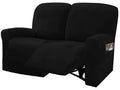 Reclining Love Seat Slipcover (Black)