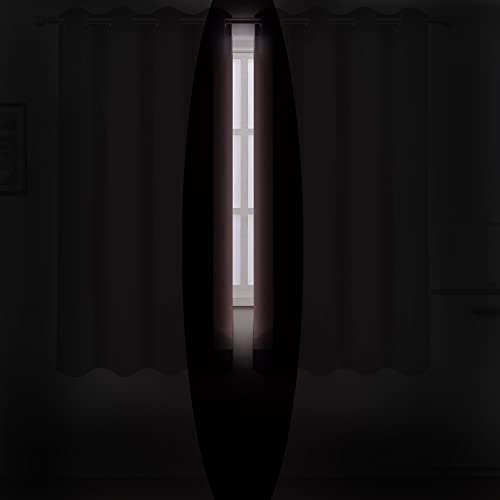 Pink Blackout Curtains 66 x 63 Inch Length (Pink / 66"W x 63"L (Pack of 2))