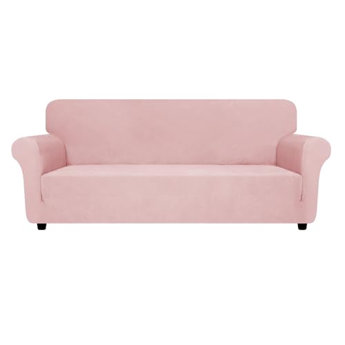 Super Stretch Sofa Cover (- Rose / Large (72"-92"))