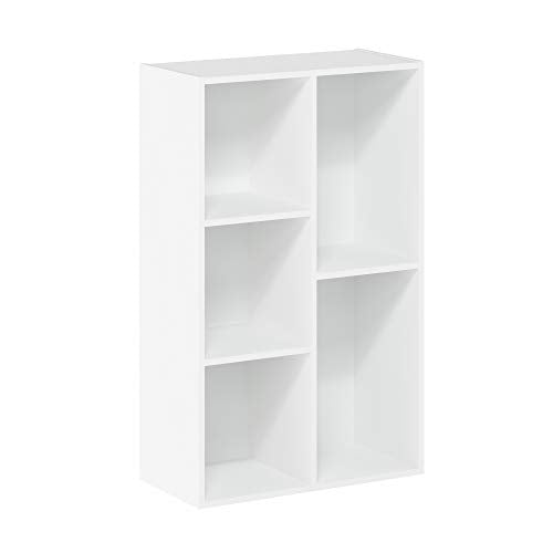 LUDER Book Shelf (White / 5-Cube)