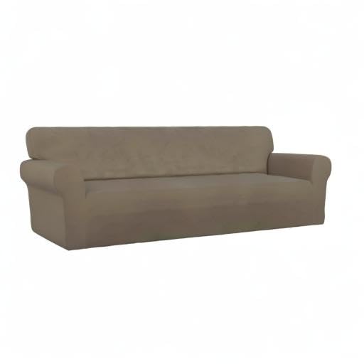 Stretch Couch Covers for Sofa 4 Seater Slipcovers Natural (XX-Large 4-Seater Sofa / Natural)