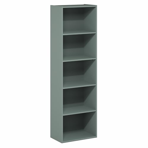 LUDER Book Shelf (Sage Green / 5-Tier)