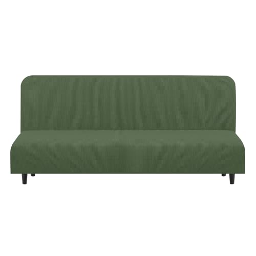 Stretch Futon Cover Armless Bed Slipcover (Loden Frost / Futon)