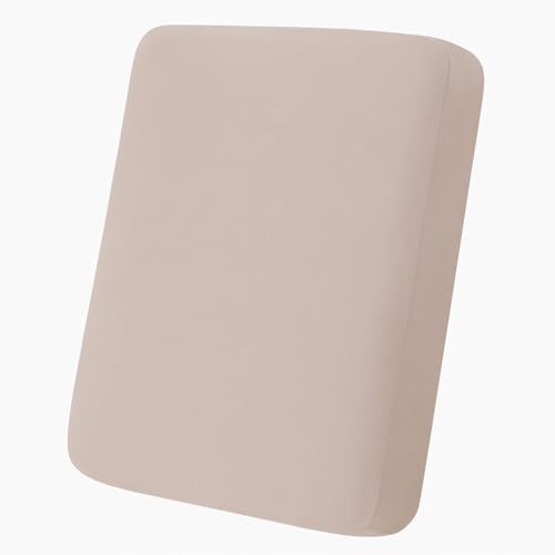Milk Silk Couch Cushion Covers (Taupe / Seat Cover Small)