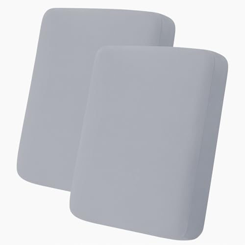 Milk Silk Couch Cushion Covers (Grey / Seat Cover 2 Pack)