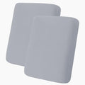 Milk Silk Couch Cushion Covers (Grey / Seat Cover 2 Pack)