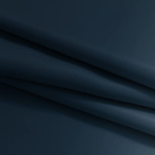 Ombre Curtains Navy Blue and Greyish White for Living Room (42"W x 63"L (Pack of 2) / Navy Blue)