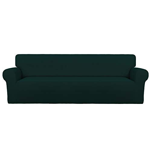 Stretch Couch Covers for Sofa 4 Seater Slipcovers Deep Teal (XX-Large 4-Seater Sofa / Deep Teal)