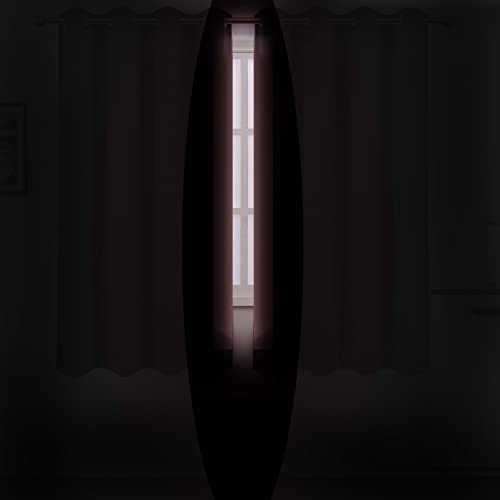 Coral Blackout Curtains 66 x 63 Inch Length (Coral / 66"W x 63"L (Pack of 2))