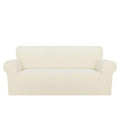 Stretch Oversized Loveseat Covers Couch Covers for Sofa Ivory (Medium-XL Oversized Loveseat / Ivory)