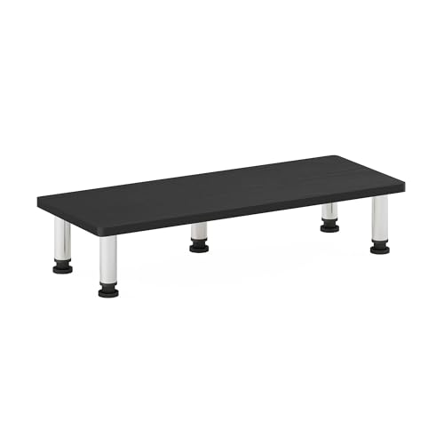 TURN-N-TUBE Toolless 23.6" Wide Monitor Stand Riser, Americano (Americano / 23.6 x 9.3 in. Rectangle)