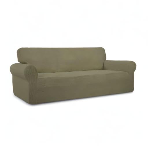 Stretch Couch Covers for Sofa Washable Large Khaki (Large Sofa / Khaki)