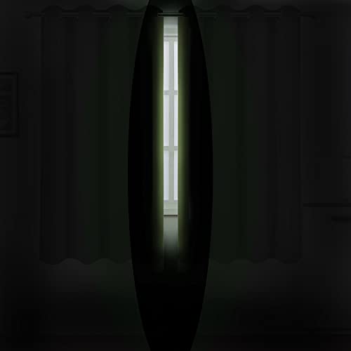 Light Green Thermal Blackout Curtains (Light Green / 42"W x 72"L (Pack of 2))