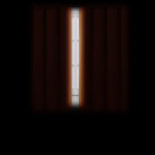 Orange Blackout Curtains 66 x 63 Inch Length (Orange / 66"W x 63"L (Pack of 2))