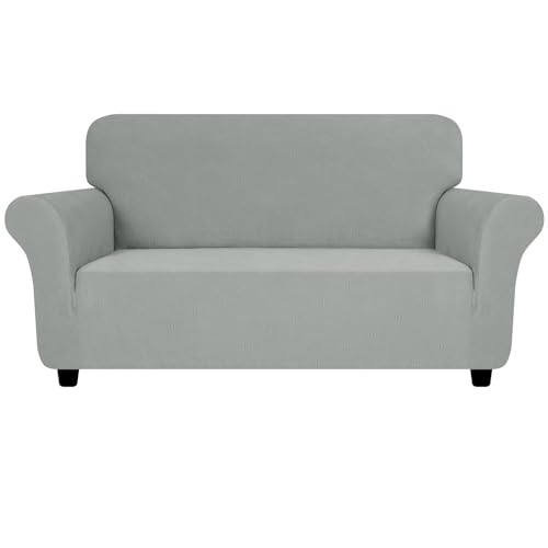 Super Stretch Loveseat Covers (- Light Grey / Medium (57"-70"))
