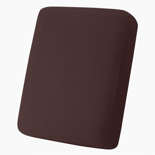 Milk Silk Couch Cushion Covers (Chocolate / Seat Cover Small)