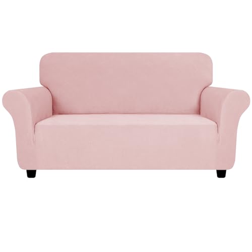 Super Stretch Loveseat Covers (- Rose / Medium (57"-70"))