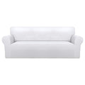 Stretch Oversized Couch Covers Fleece Sofa Slipcovers White (X-Large Oversized Sofa / White)