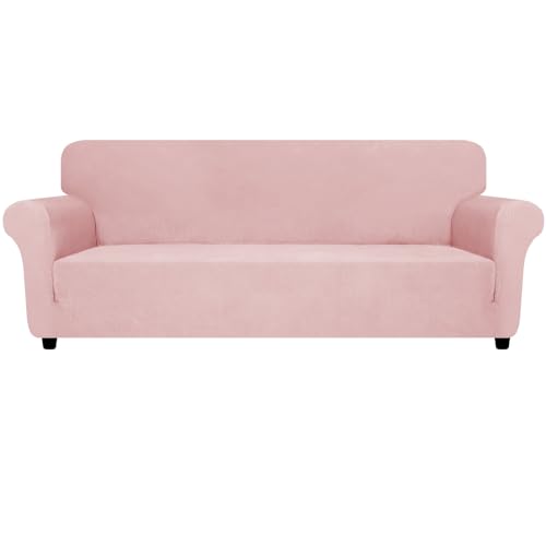 Oversized Super Stretch Couch Cover (- Rose / X-Large (92"-115"))