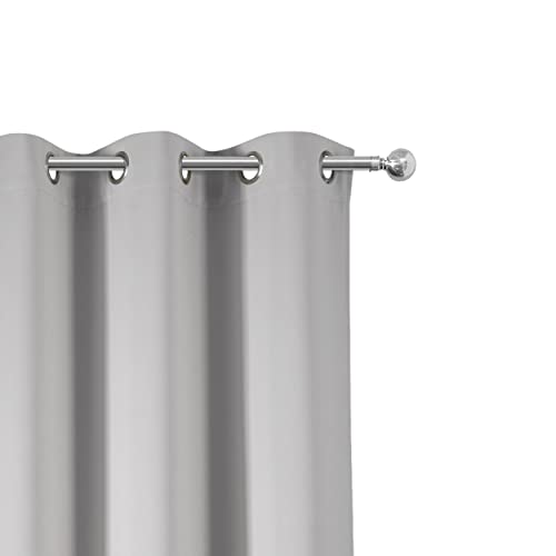 Blackout Curtains 42 x 84 inch (Light Grey / 42"W x 84"L (Pack of 2))