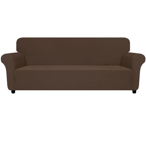 Oversized Super Stretch Couch Cover (- Coffee / X-Large (92"-115"))