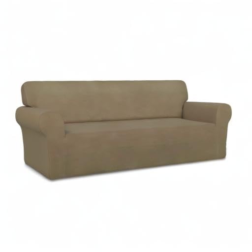Stretch Couch Covers for Sofa Large Sofa Slipcovers Tan (Large Sofa / Tan)