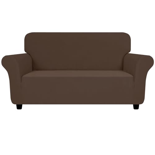 Super Stretch Loveseat Covers (- Coffee / Medium (57"-70"))