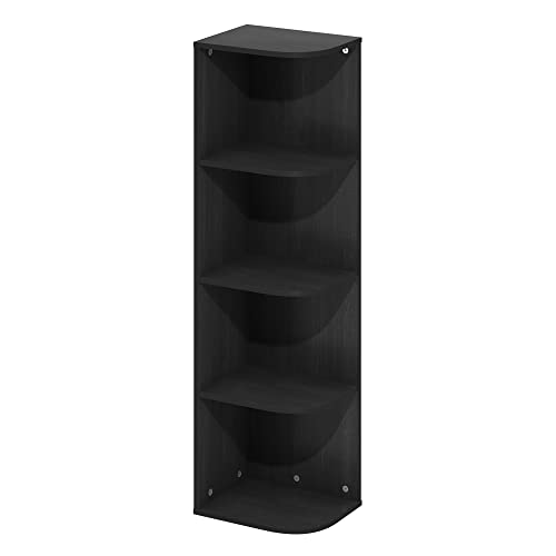 Pasir 4 Tier Corner Open Shelf Bookcase (Blackwood / 4-Tier Corner)