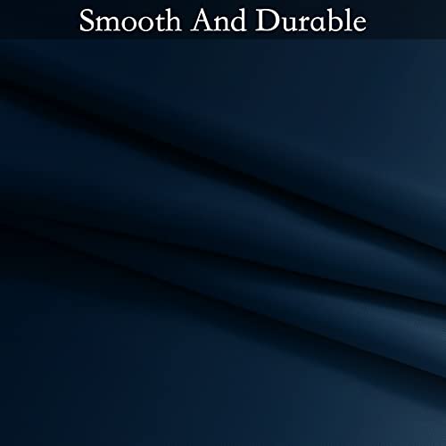 Blue to White Ombre Room Darkening Curtains 84 inches (52"W x 84"L (Pack of 1) / Blue Left)