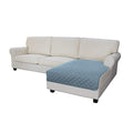 Sectional Couch Covers for Dogs L Shape Sofa Cover Reversible Sofa Slipcover Chaise Lounge Cover Furniture Protector Cover for Pets Dog Cat (42" x 52" / Light Blue/Light Blue)