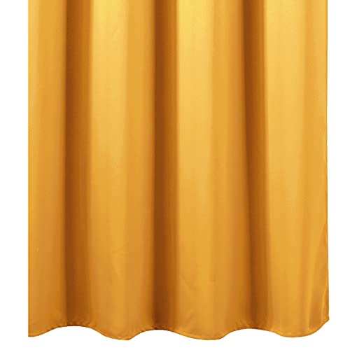 Yellow Thermal Blackout Curtains (Yellow / 52"W x 95"L (Pack of 2))