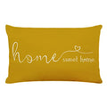 Home Sweet Home Quotes Farmhouse Pillow Covers 12x20 Inch (20" x 12" (Pack of 1) / Yellow)