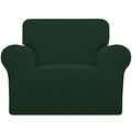 Stretch Oversized Chair Slipcover with Arm Washable Dark Green (Small-XL Chair / Dark Green)