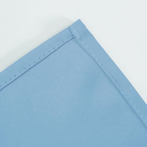 Sky Blue Thermal Blackout Curtains (Sky Blue / 42"W x 84"L (Pack of 2))