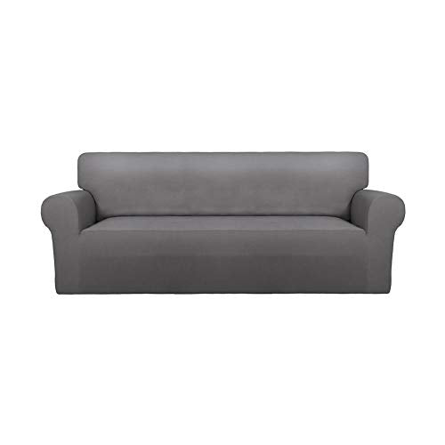 Stretch Couch Covers for Sofa Large Sofa Slipcovers Light Gray (Large Sofa / Light Gray)