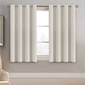 Light Blocking Curtain for Living Room Thermal Insulated Window Treatment Panel (52"W x 45"L (Pack of 1) / Ivory)