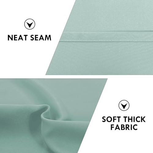 Blackout Curtains for Bedroom 42 x 54 Inch Long Sage Green 2 Panels (Sage Green / 42"W x 54"L (Pack of 2))